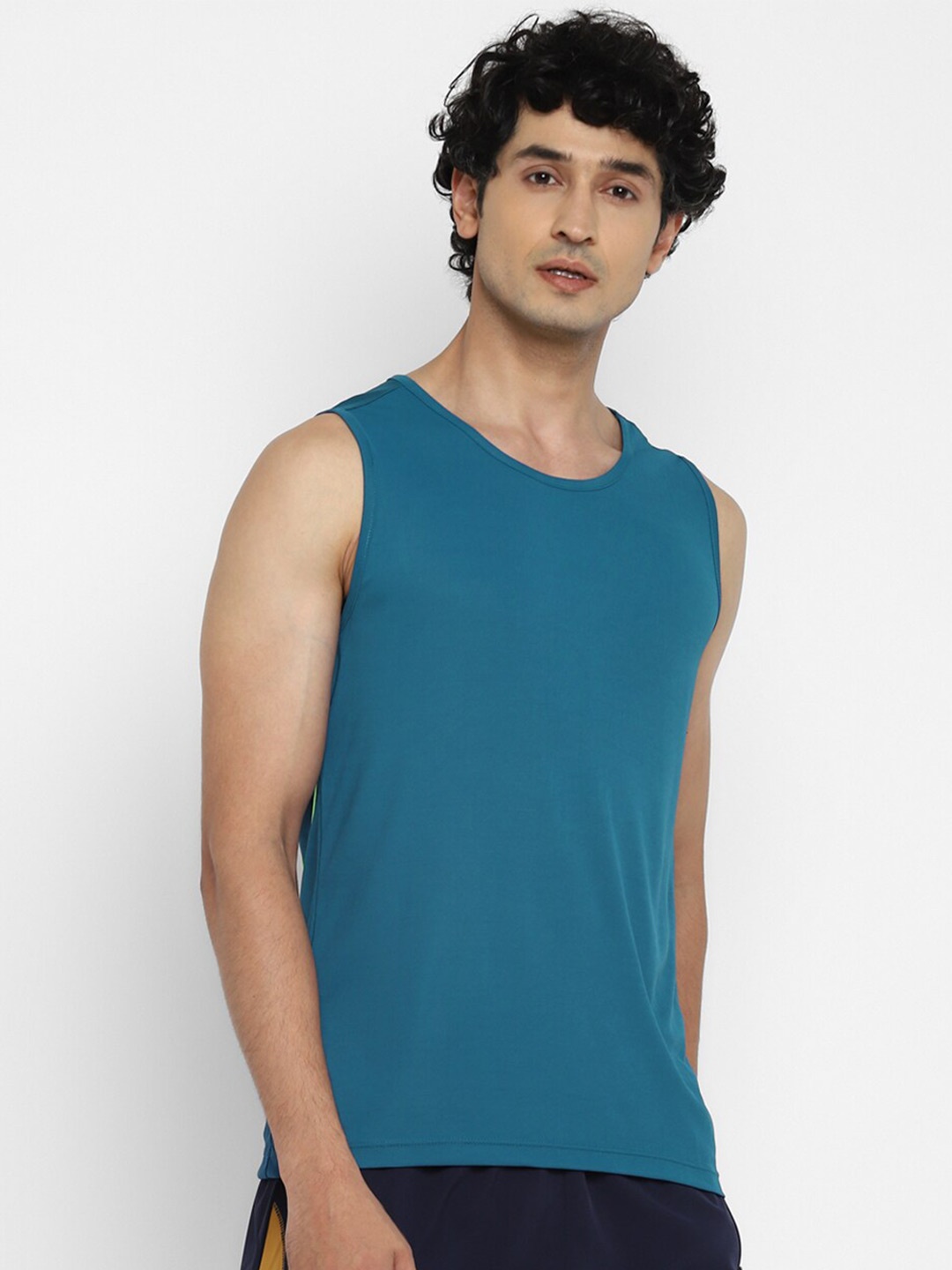 

OFF LIMITS Men Blue Antimicrobial T-shirt