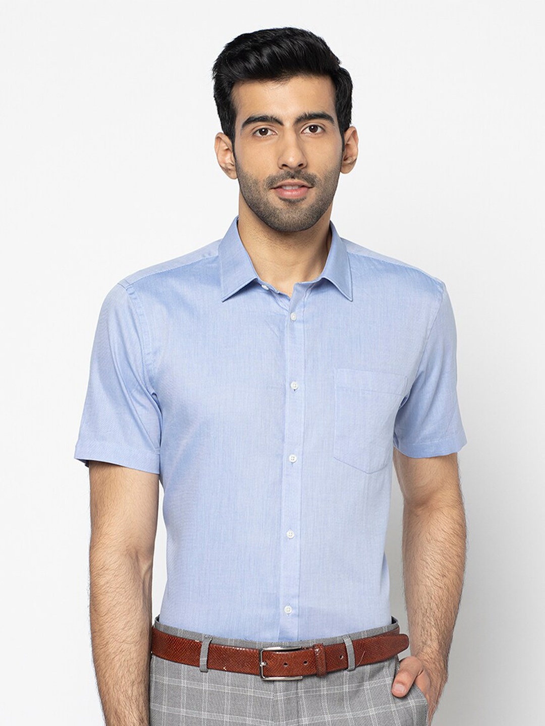 

Blackberrys Men Blue Slim Fit Formal Shirt