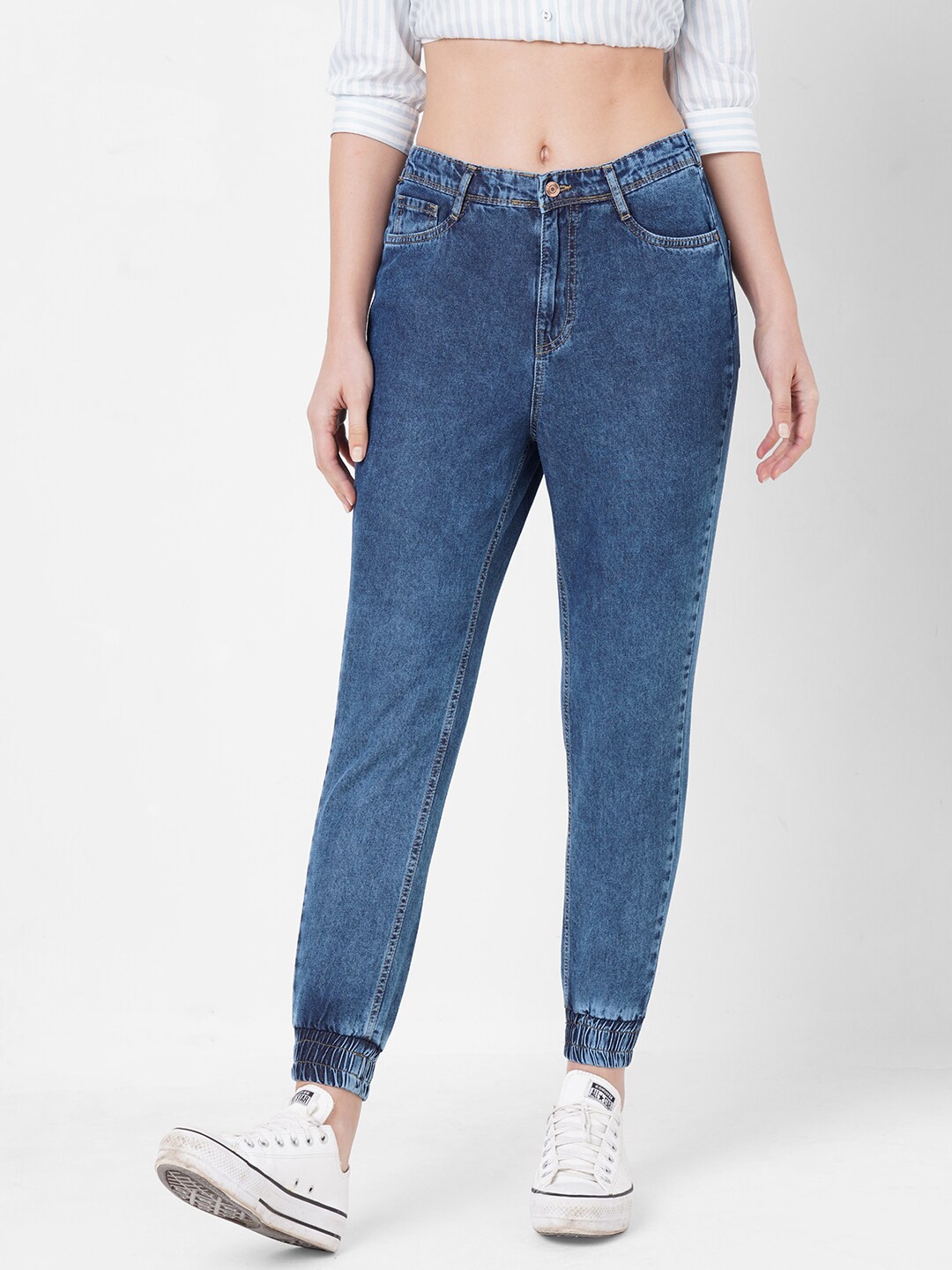 

Kraus Jeans Women Blue Solid Denim Jeggings