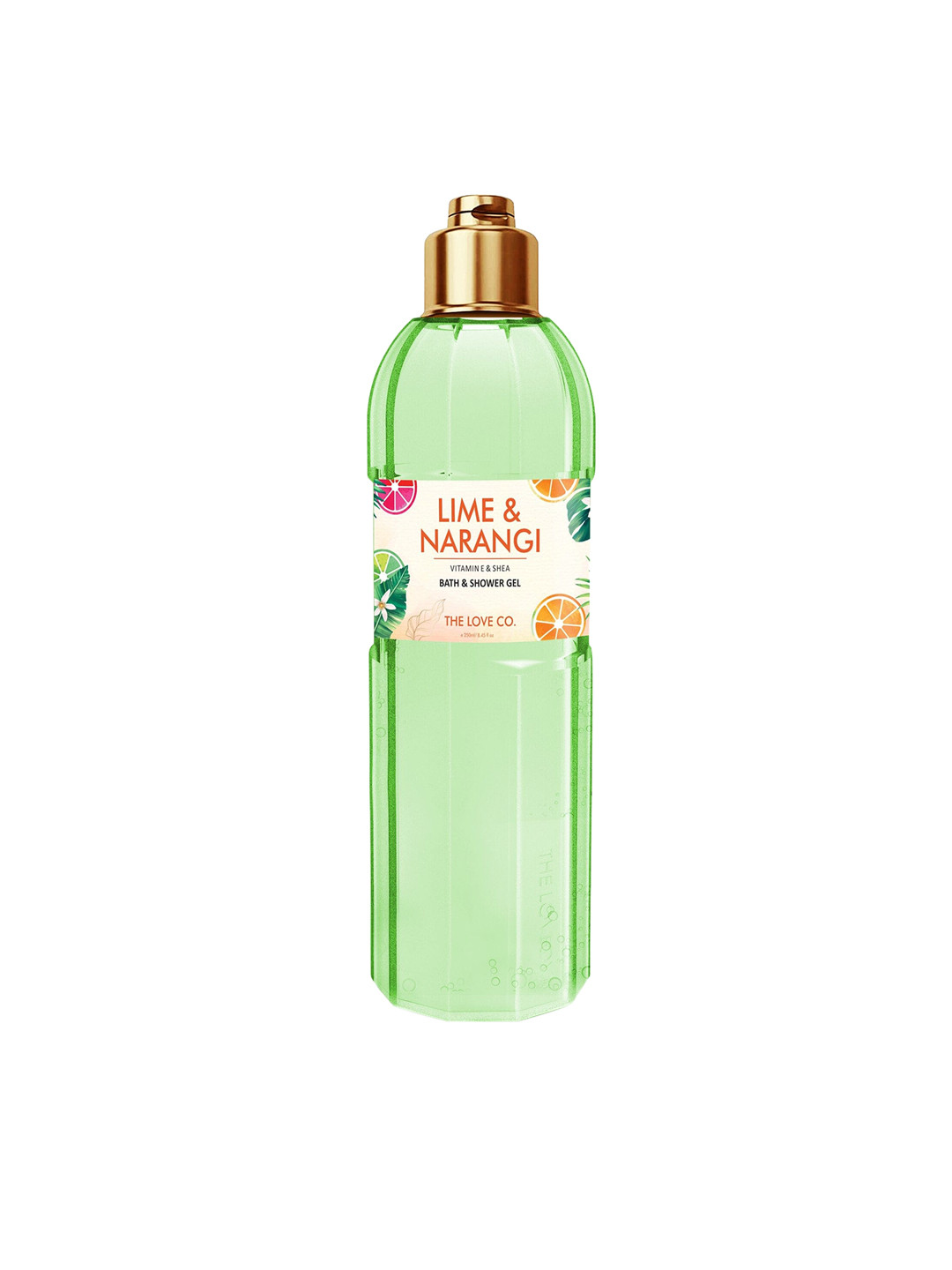 

THE LOVE CO. Lime & Narangi Bath & Shower Gel, Multi