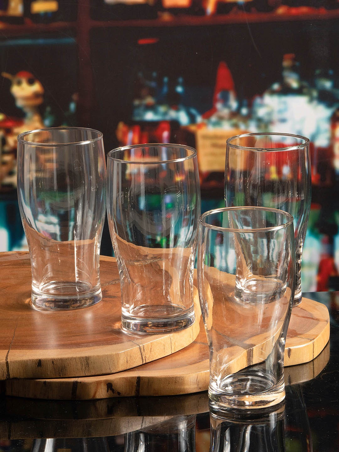 

Roxx Transparent Set Of 6 Solid Odeon Glass Tumbler 540 ml