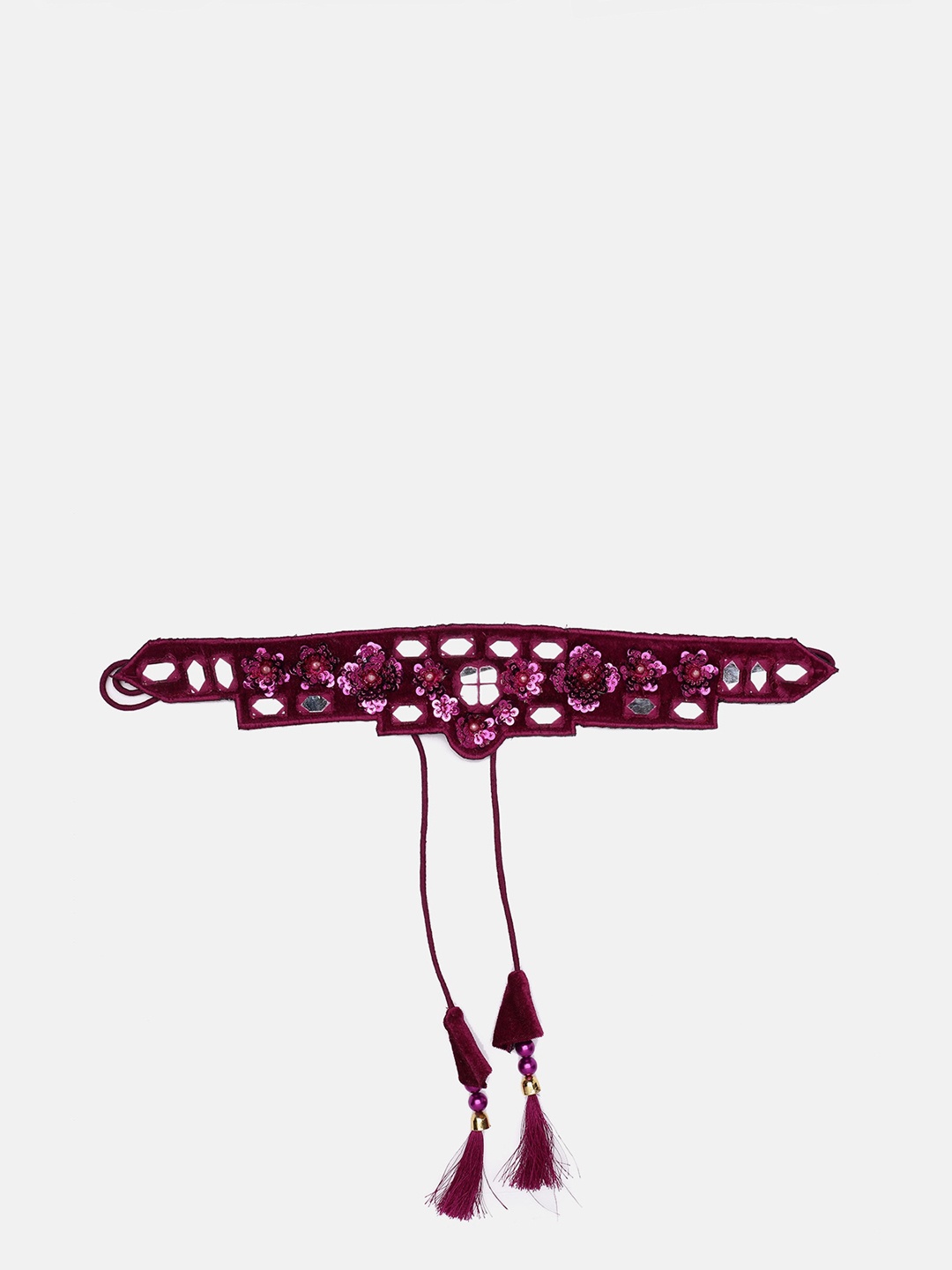 

panchhi Women Magenta Embellished Belt