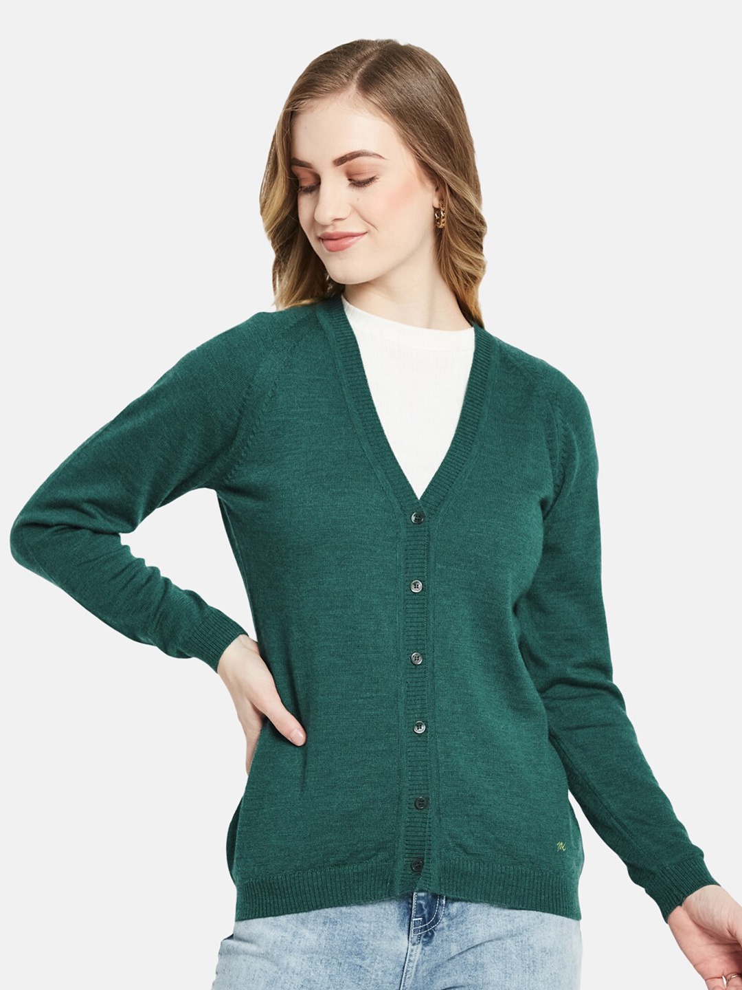 

Monte Carlo Women Green Cardigan