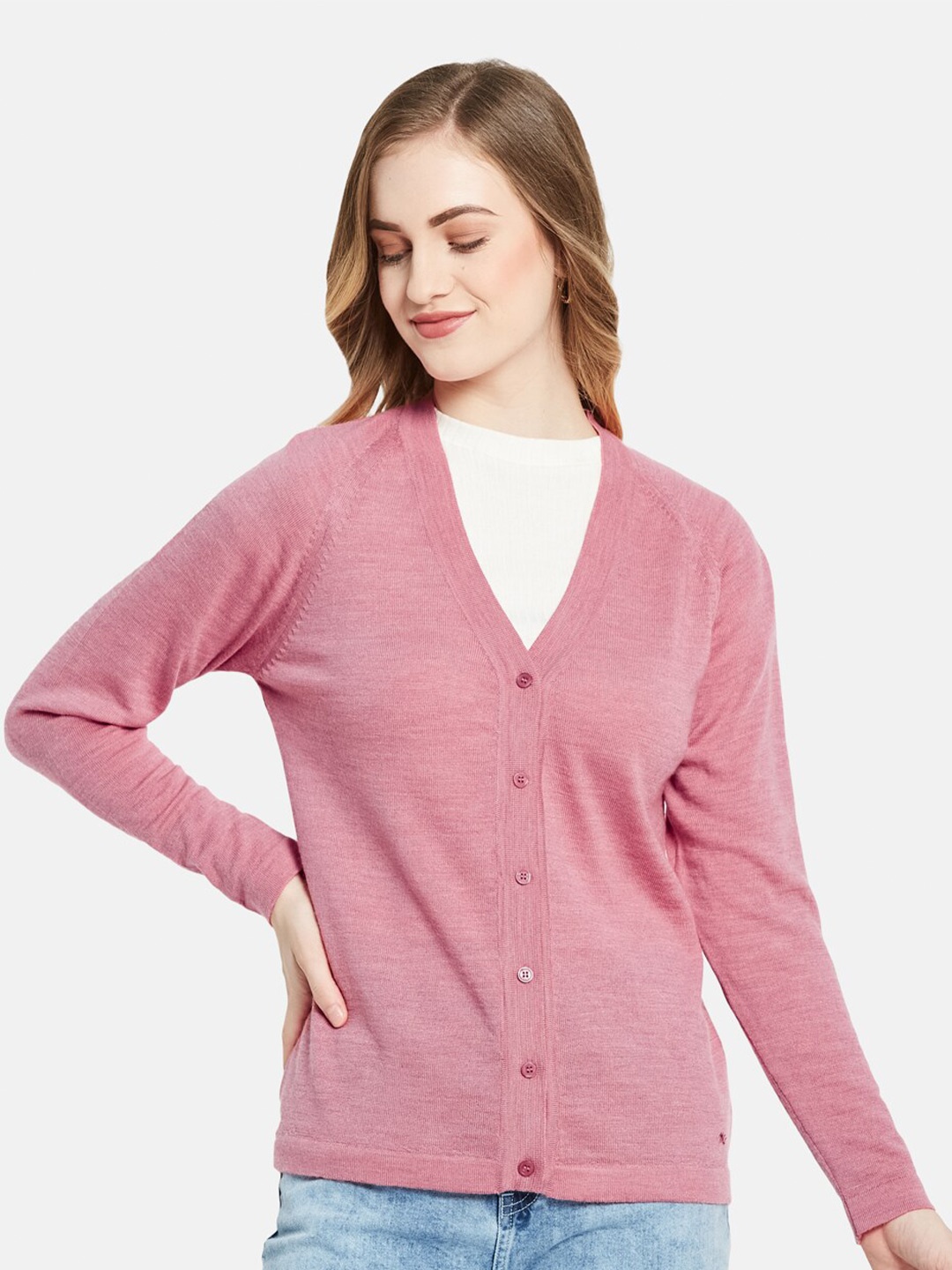 

Monte Carlo Women Pink Cardigan