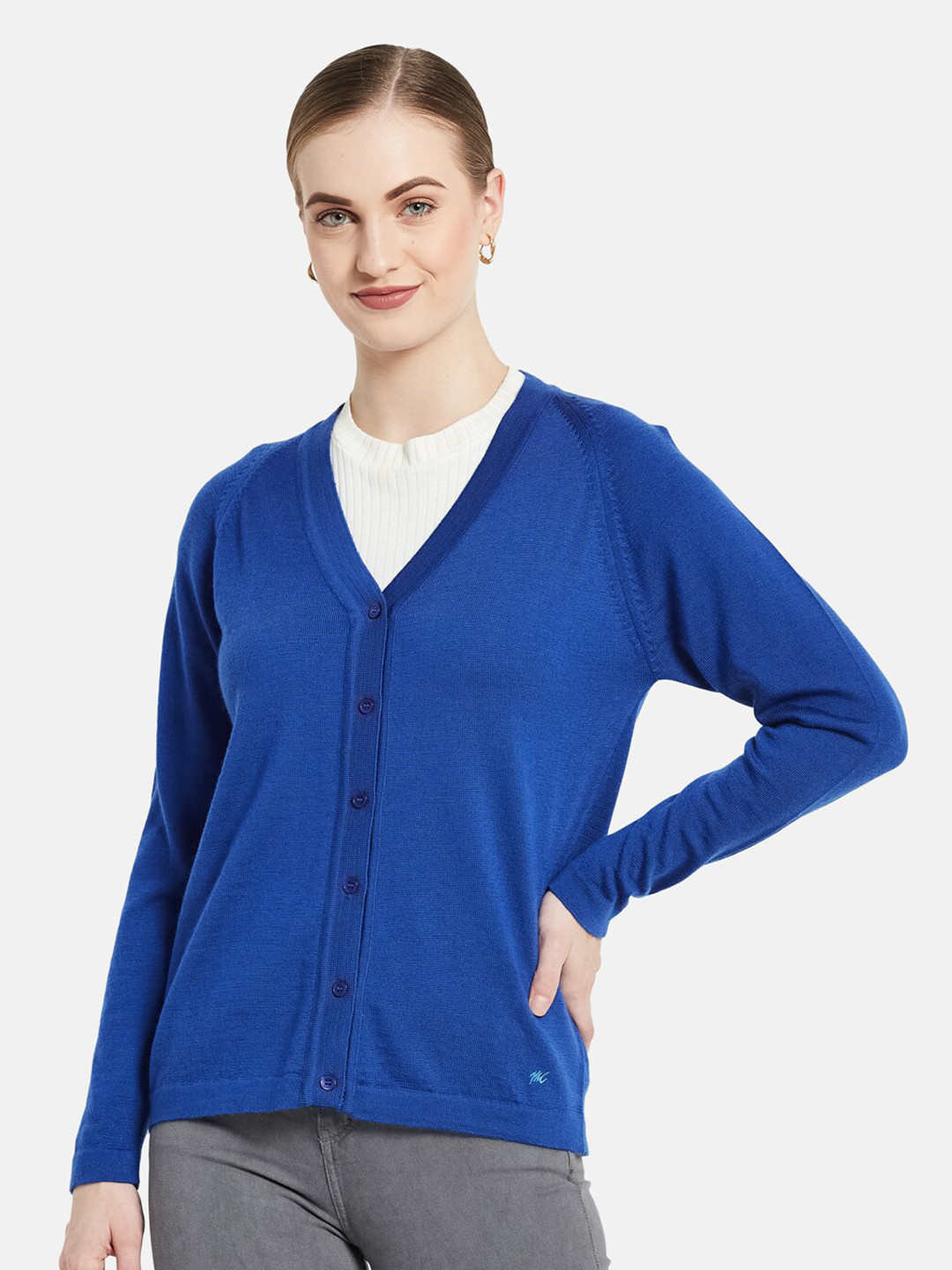 

Monte Carlo Women Blue Cardigan