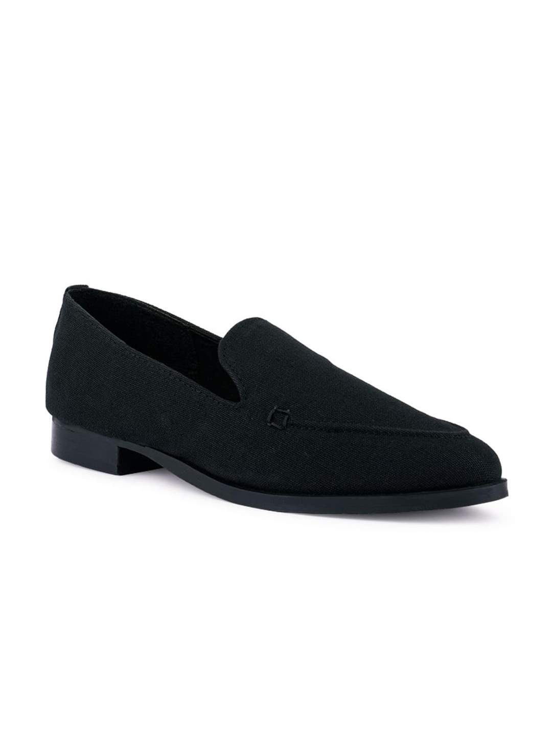 

London Rag Women Black Canvas Loafers
