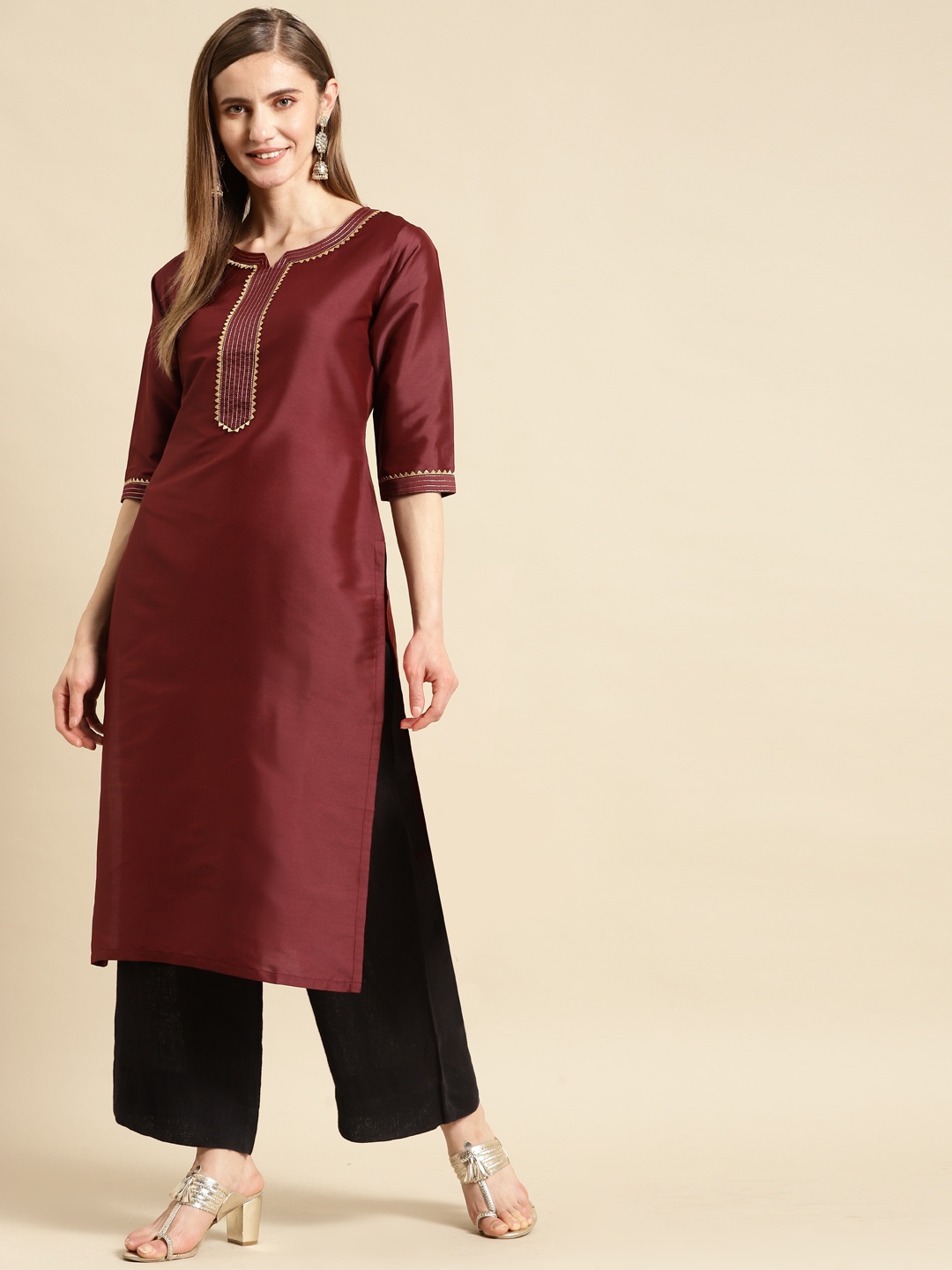 

Gerua By Libas, Maroon