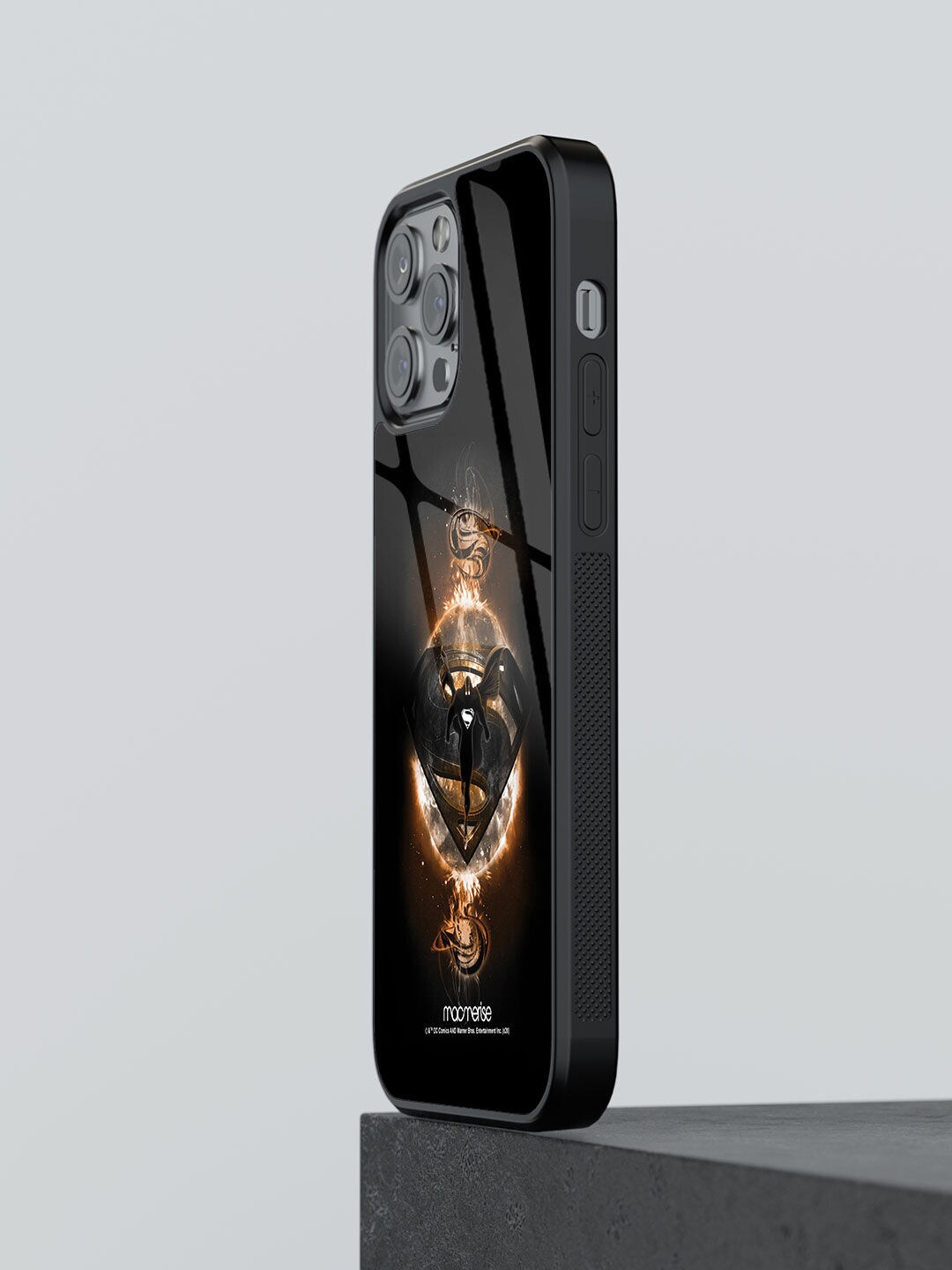 

macmerise Black Superman Rage Printed iPhone 12 Pro Back Cover