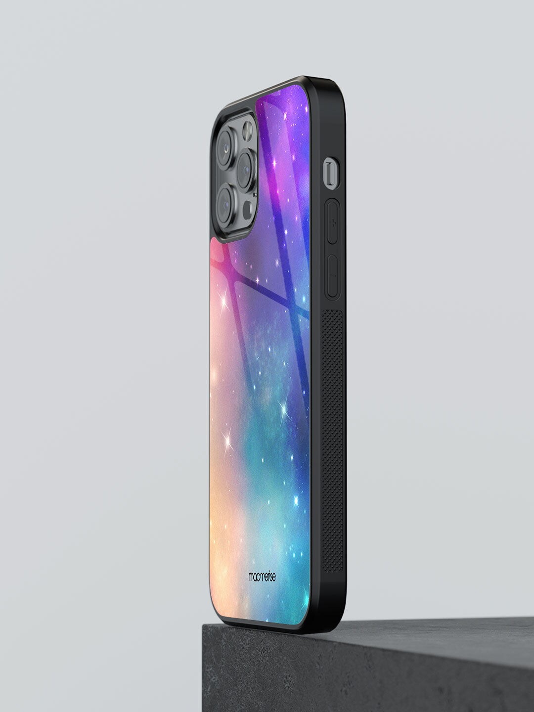 

macmerise Blue Printed Iphone 13 Pro Back Case, Multi