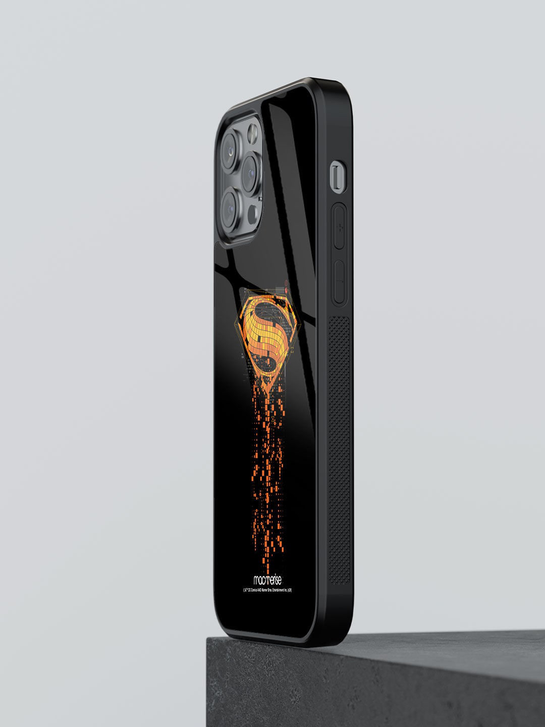 

macmerise Black & Mustard Yellow Printed iPhone 12 Pro Max Phone Case