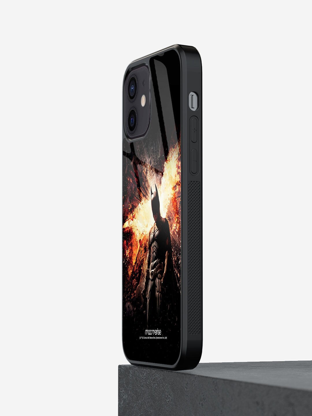 

macmerise Black The Dark Knight Rises Printed iPhone 12 Mini Back Case