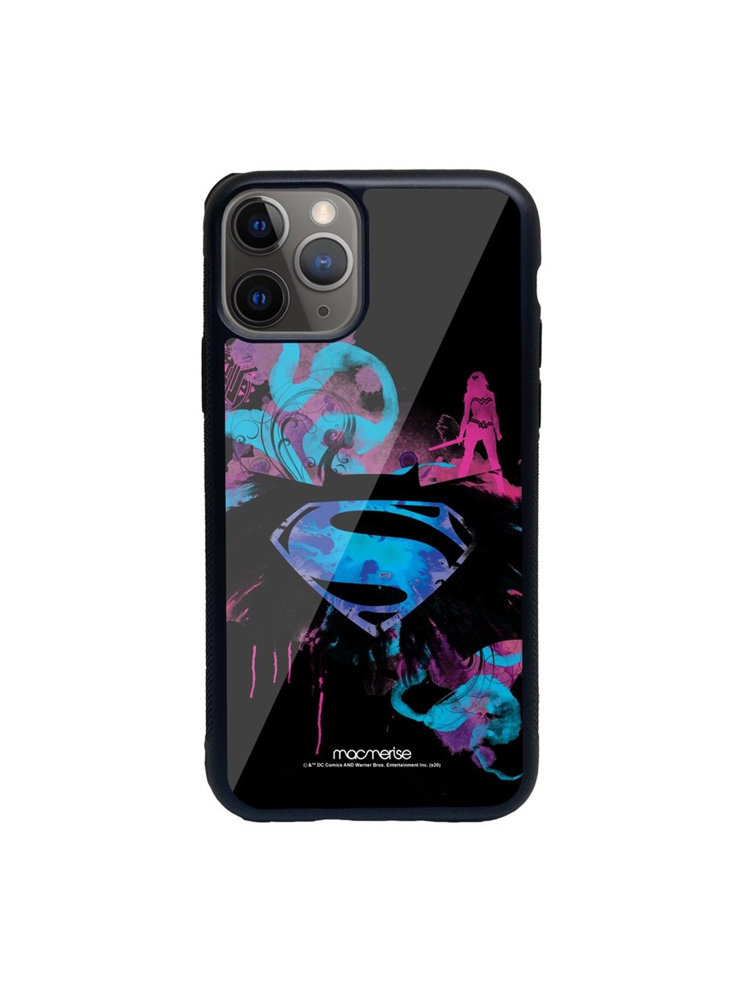 

macmerise Black The Epic Trio Printed iPhone 11 Pro Mobile Back Cover