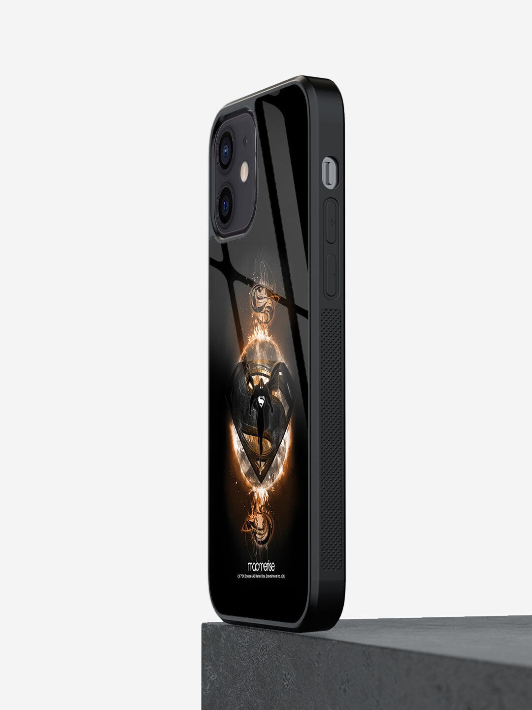 

macmerise Black Superman Printed iPhone 12 Mini Phone Case