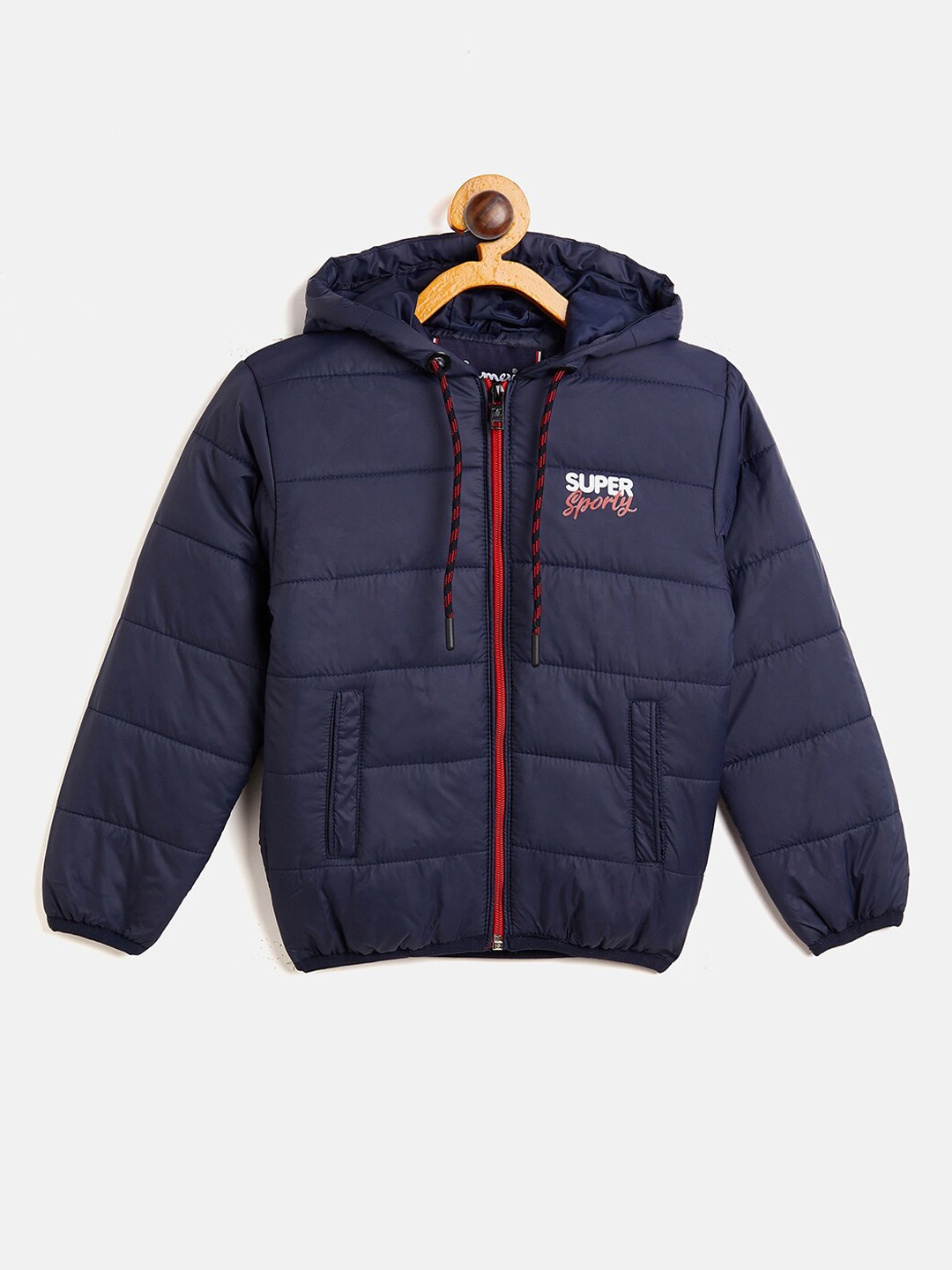 

Camey Boys Navy Blue Lightweight Padded Regular Fit Jacket