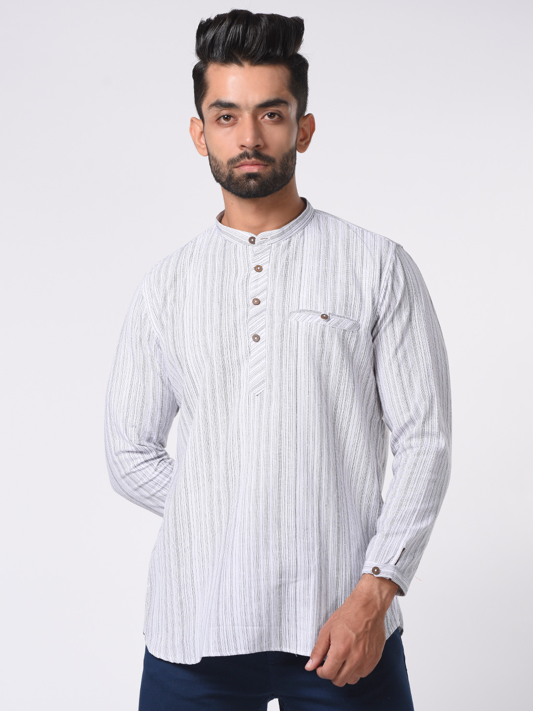 

Tistabene Men Multicoloured Comfort Striped Casual Shirt, Multi