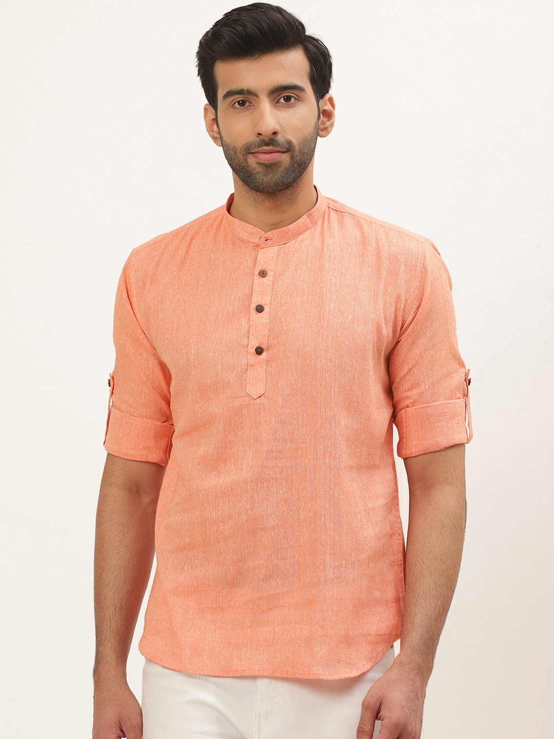 

Tistabene Men Orange Comfort Casual Shirt