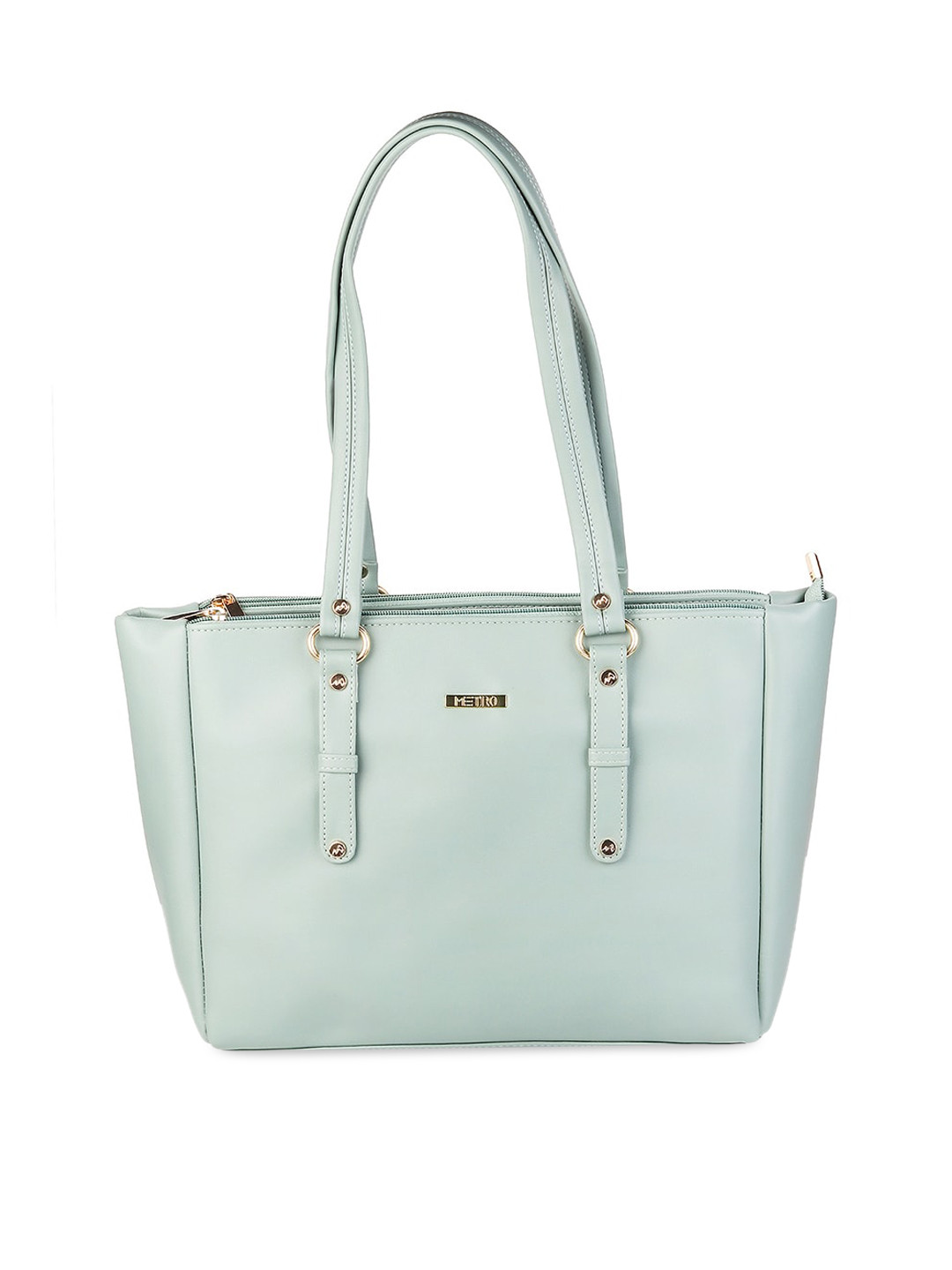 

Metro Green Structured Shoulder Bag