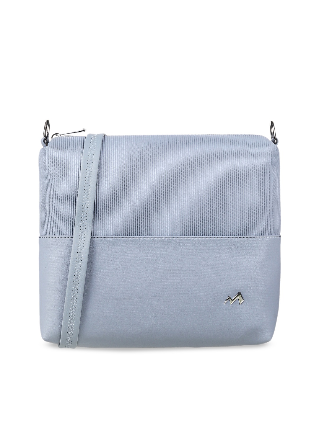 

Metro Blue Textured PU Structured Sling Bag