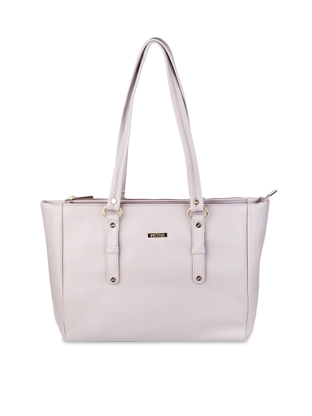 

Metro Lavender PU Structured Shoulder Bag