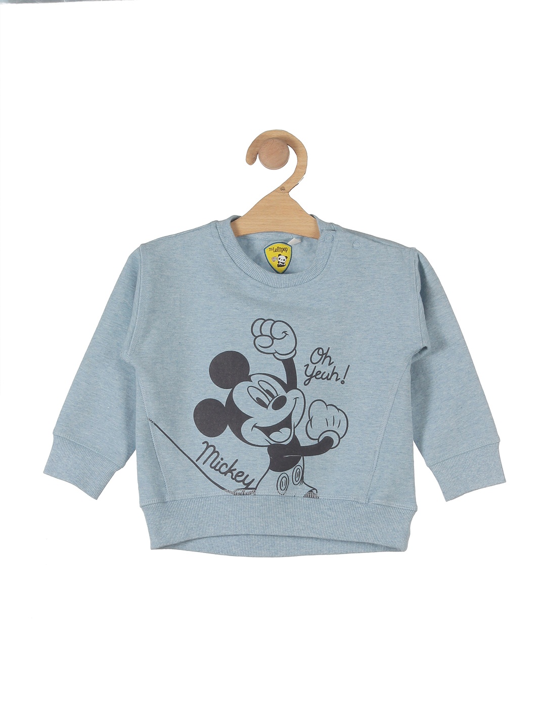 

Lil Lollipop Kids Blue Printed Sweatshirt