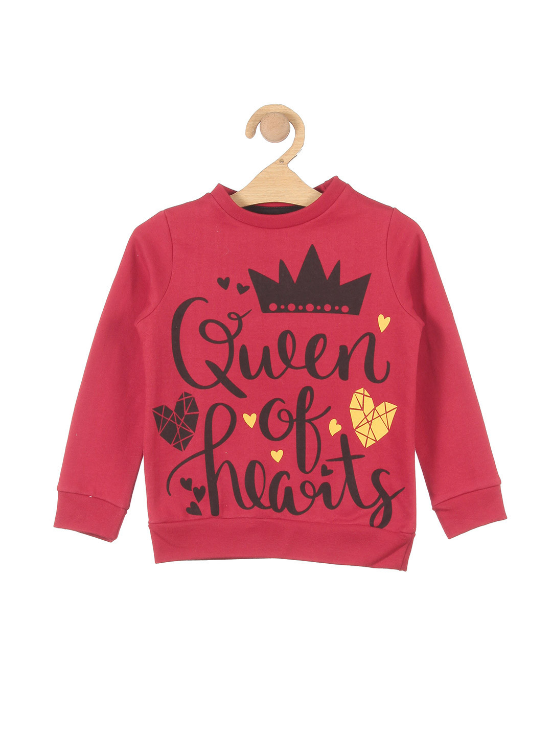 

Lil Lollipop Kids Red Printed Sweatshirt