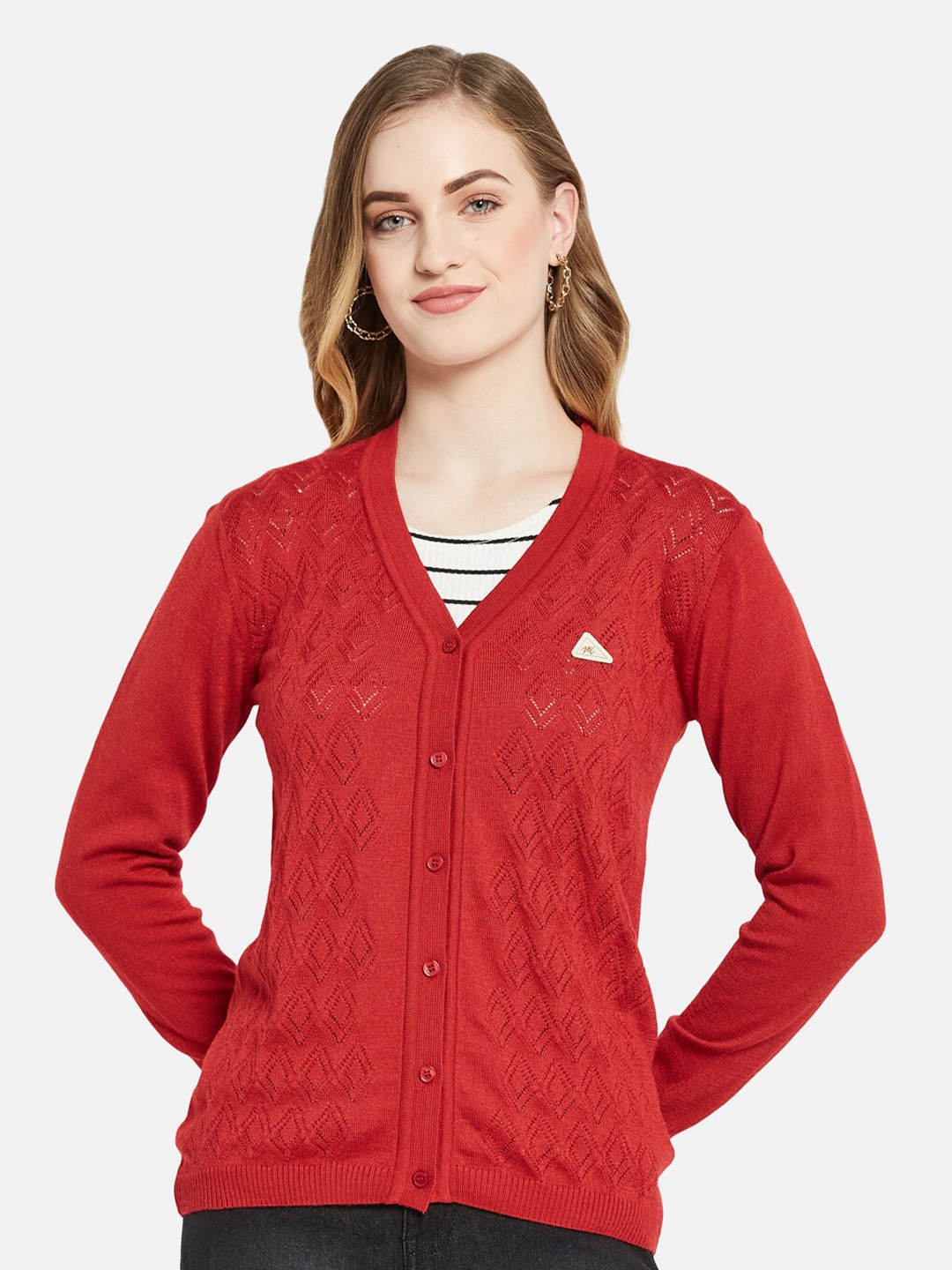 

Monte Carlo Women Red Cardigan