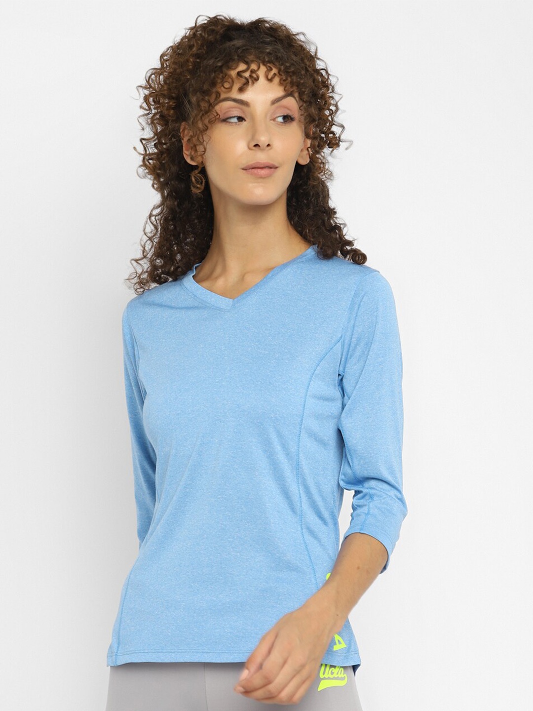 

UCLA Women Blue V-Neck T-shirt