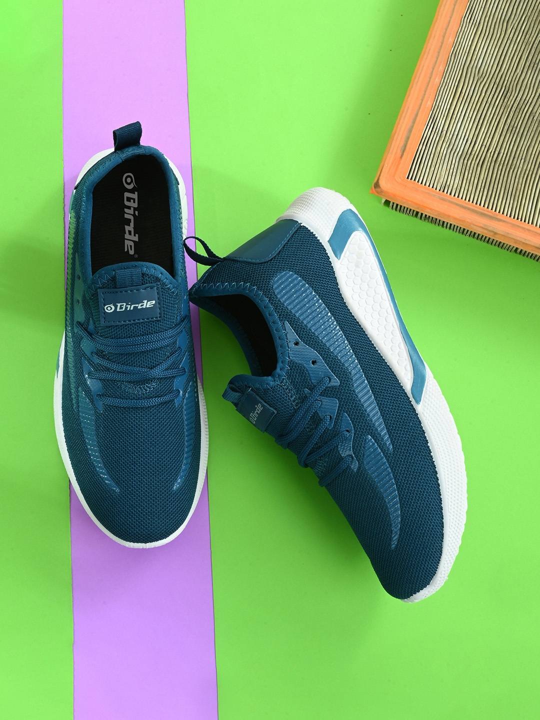 

BIRDE Men Navy Blue Sneakers