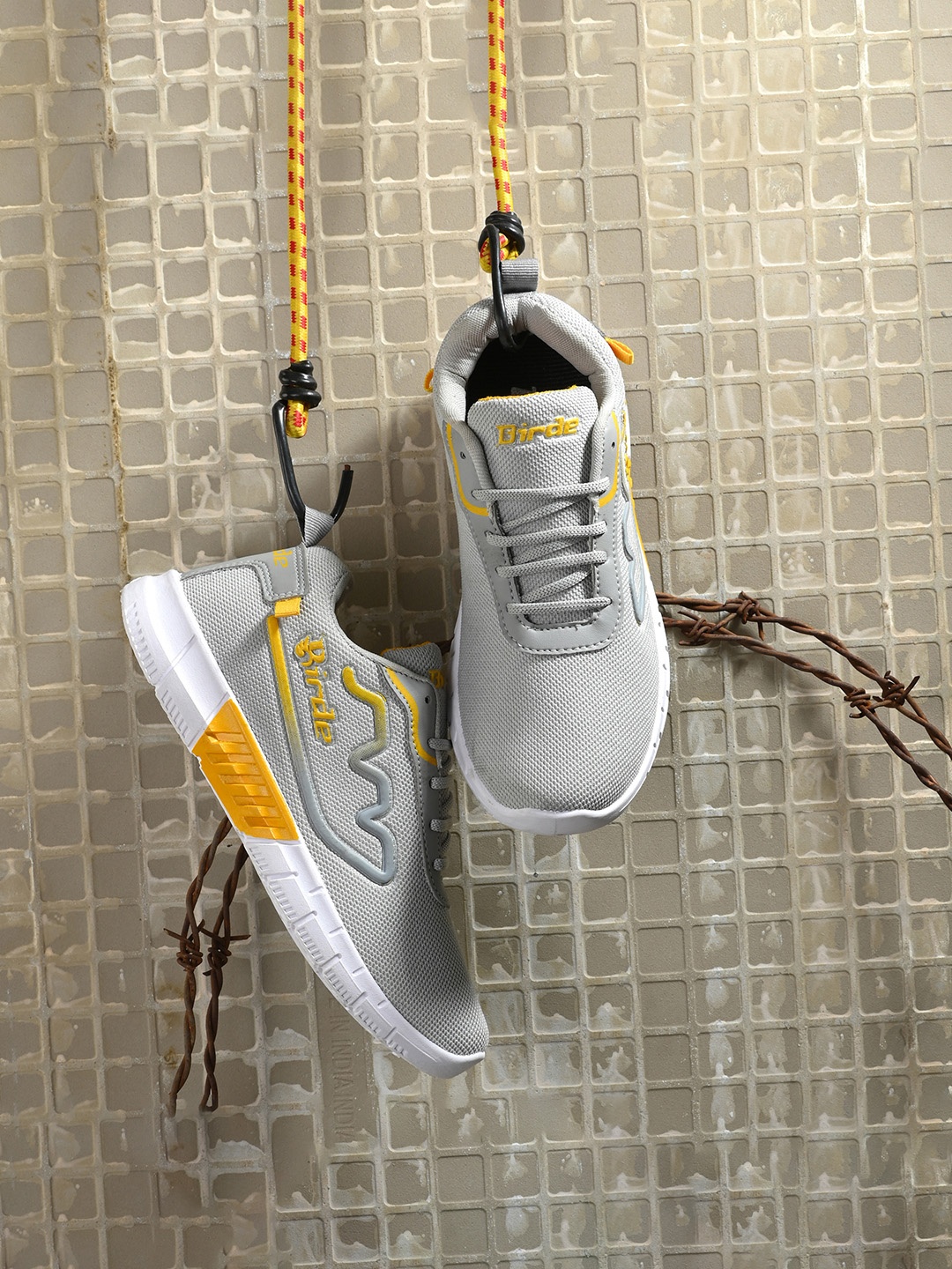 

BIRDE Men Grey Casual Sneakers