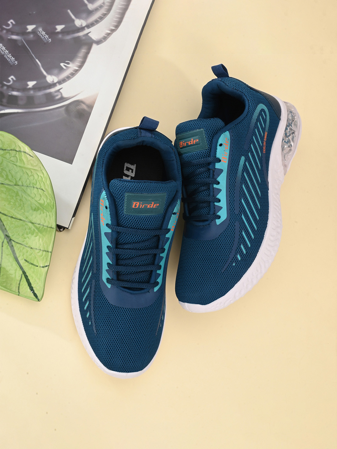 

BIRDE Men Blue Colourblocked Sneakers