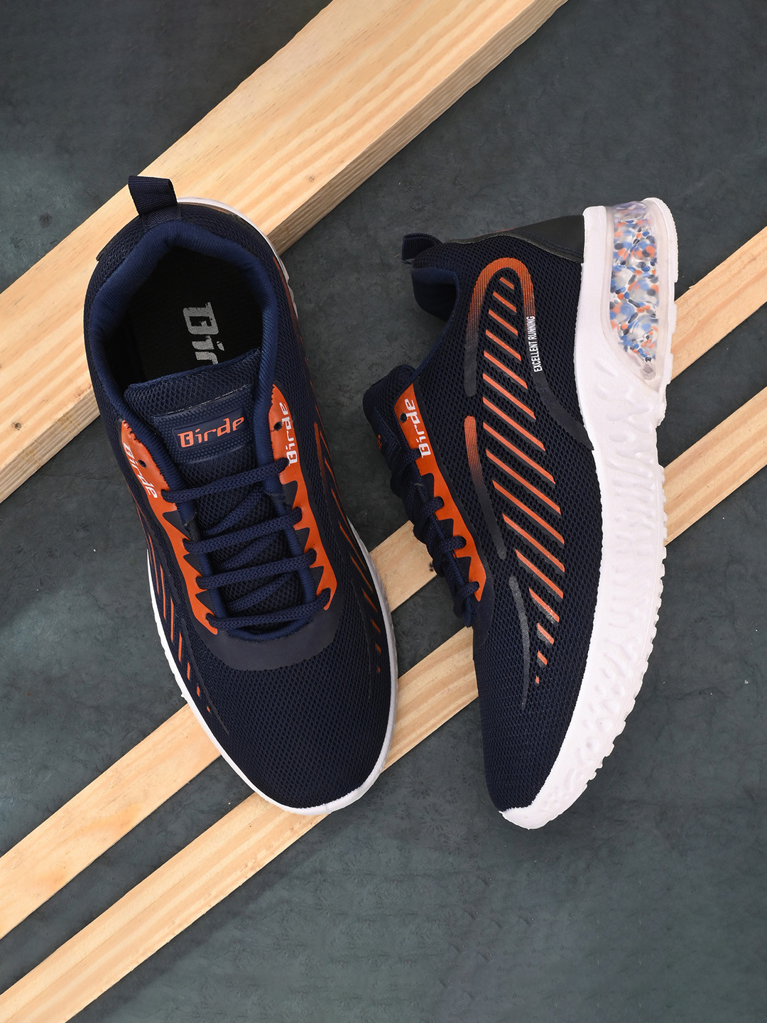 

BIRDE Men Navy Blue Sneakers