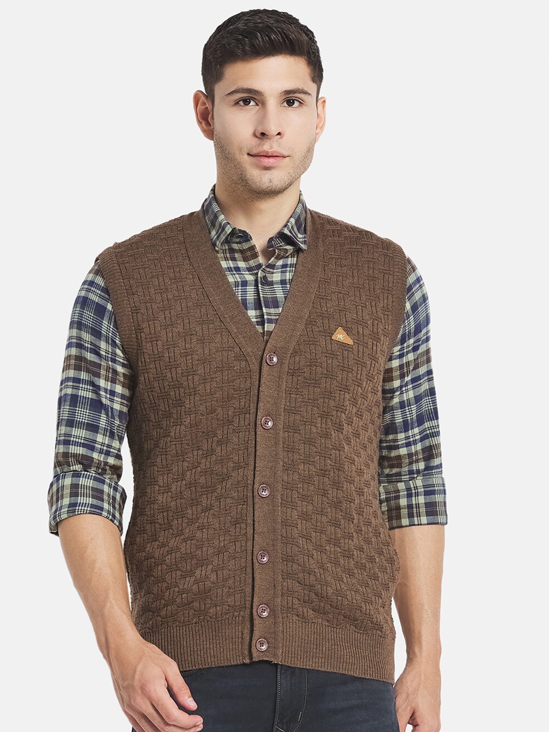 

Monte Carlo Men Brown Wool Cardigan Sweaters