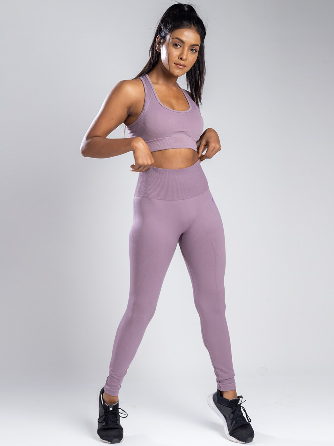 

SKNZ Women Purple Solid Tracksuits