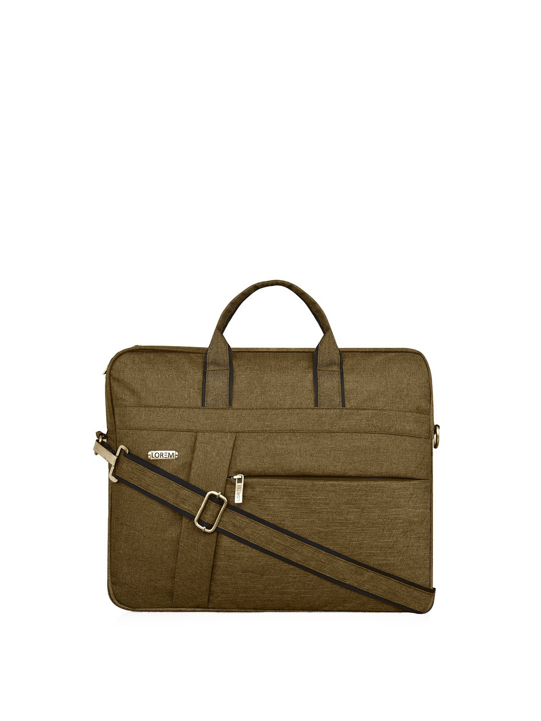 

LOREM Unisex Khaki Laptop Bag