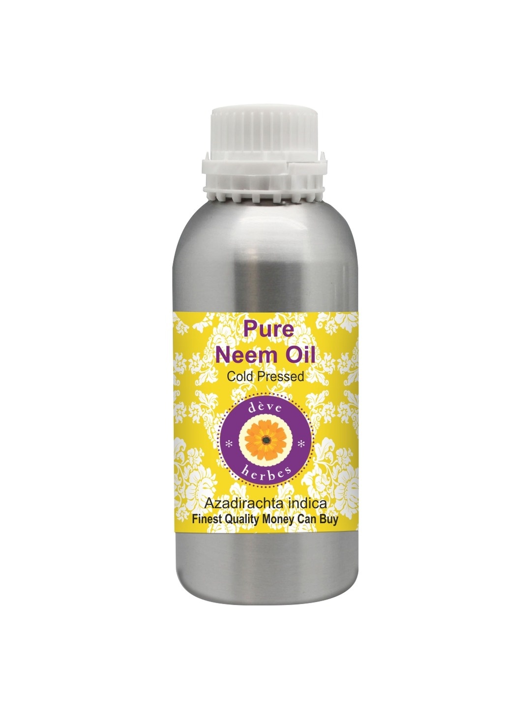 

Deve Herbes Pure Neem Oil Natural Therapeutic Grade Cold Pressed 300ml, Green