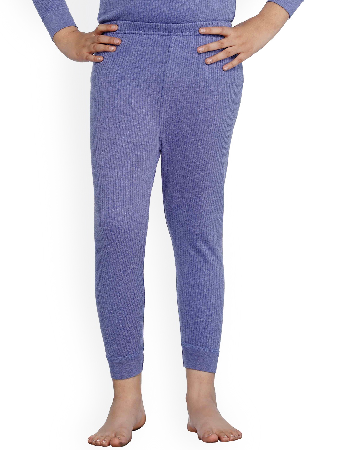 

Bodycare Kids Boys Blue Solid Cotton Thermal Bottoms