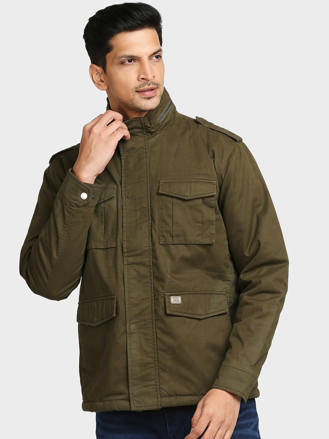 

ColorPlus Men Green Tailored Jacket