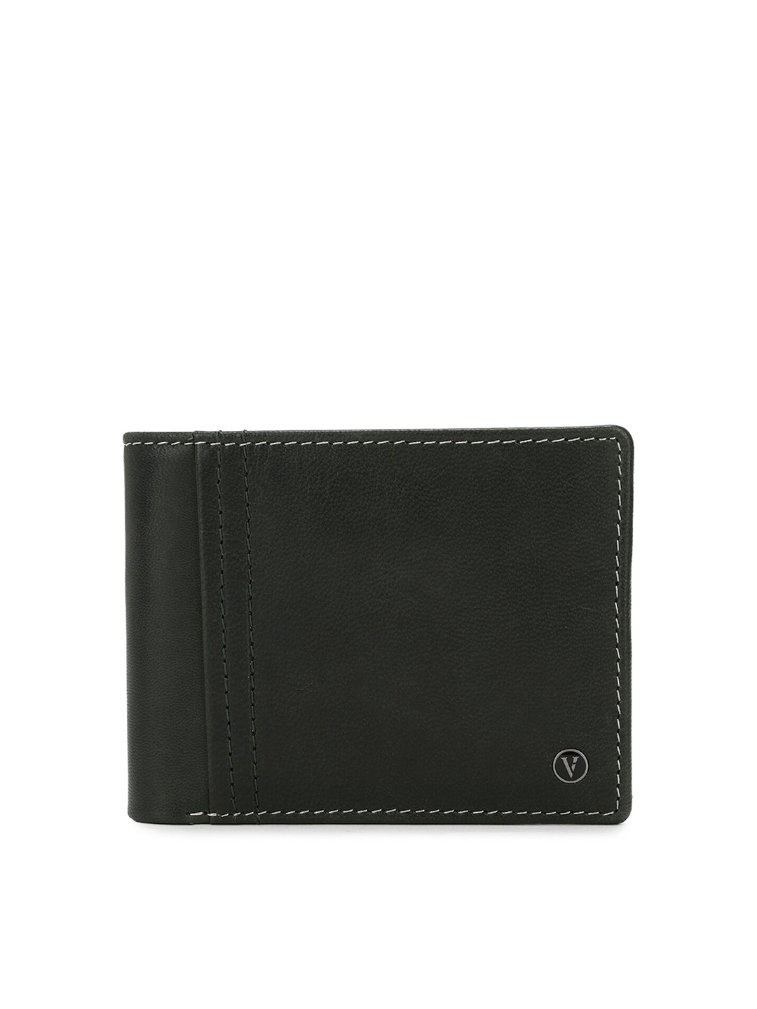

Van Heusen Men Black Leather Two Fold Wallet