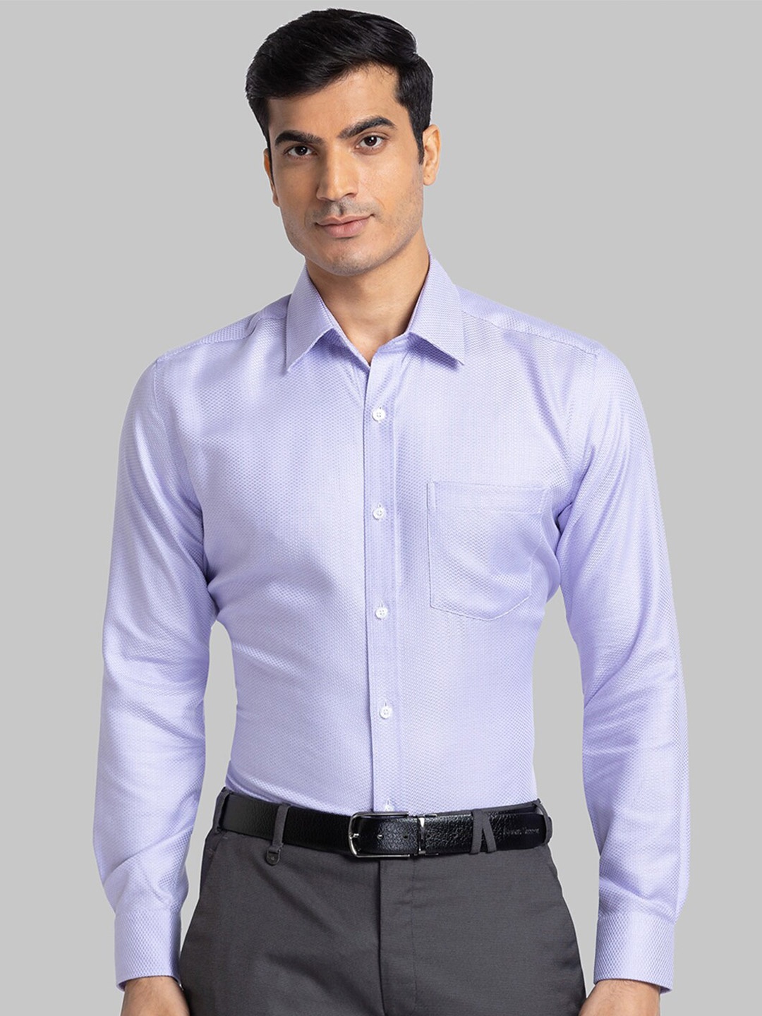 

Park Avenue Men Purple Formal Shirt