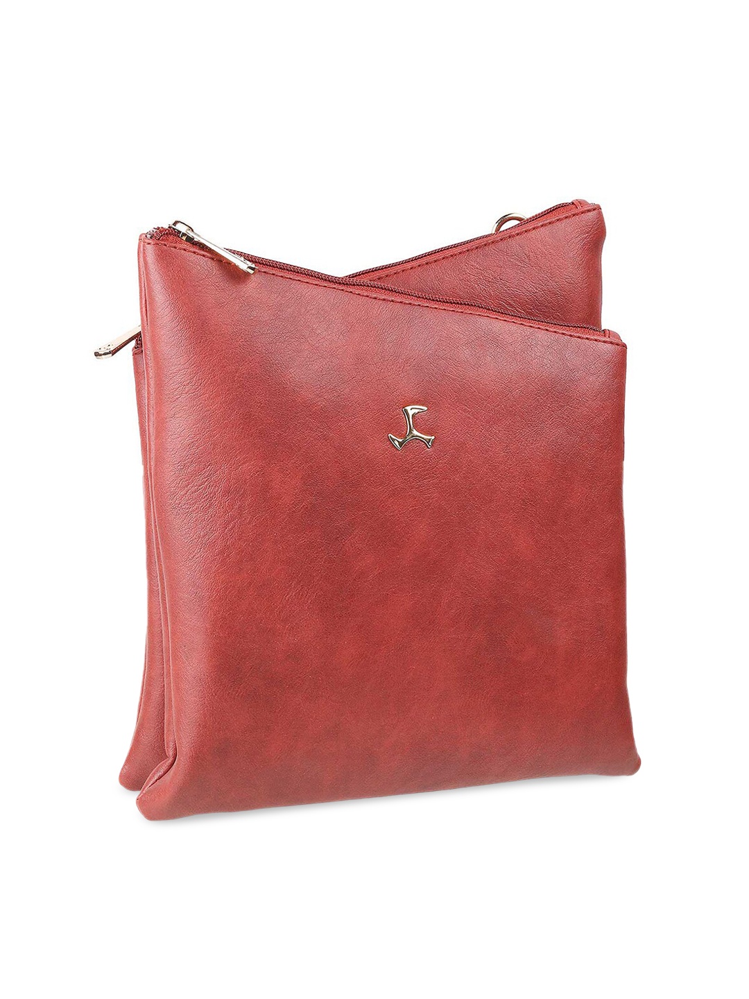 

Mochi Red Textured Shopper Sling Bag