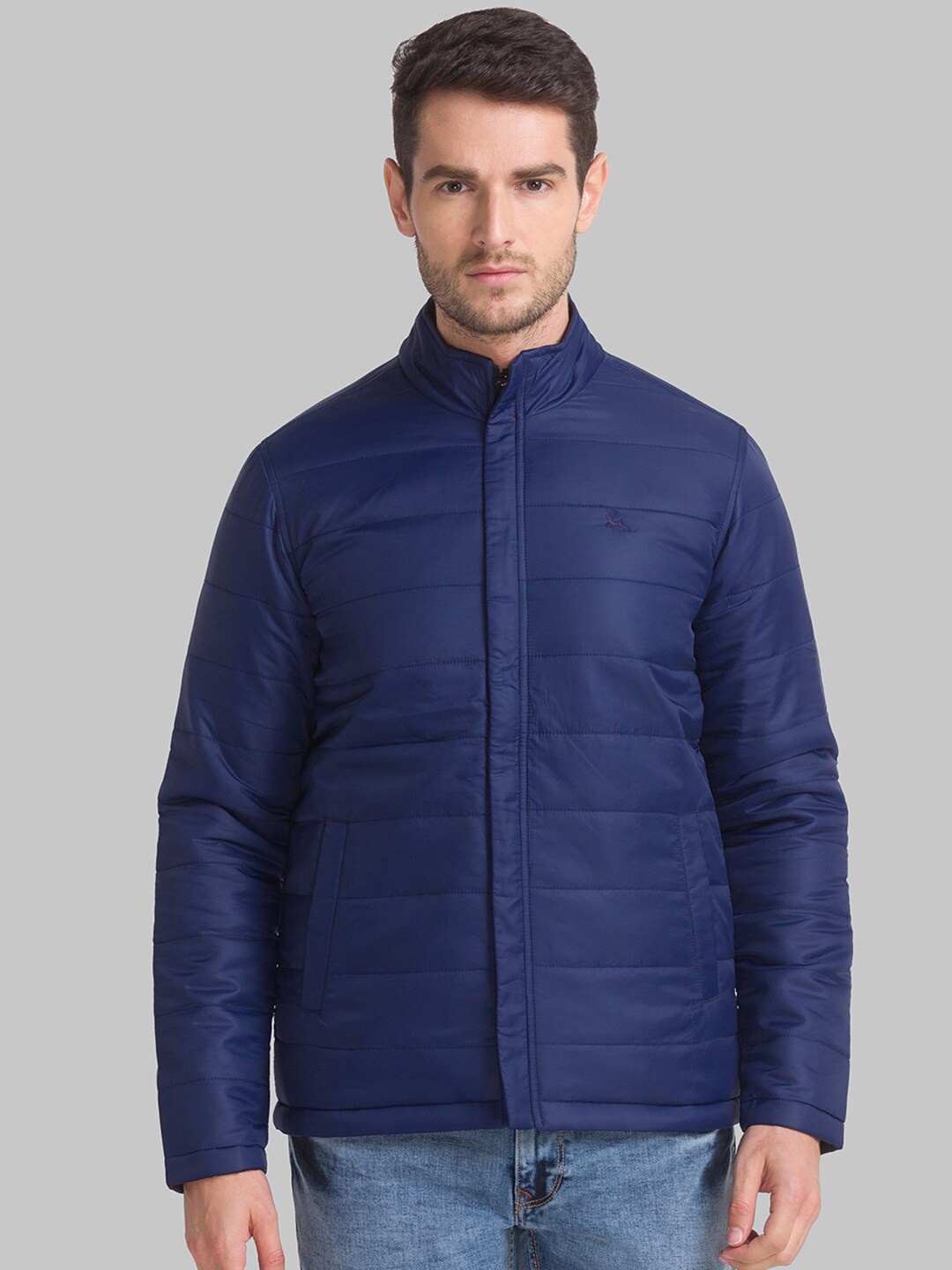 

Parx Men Blue Padded Jacket