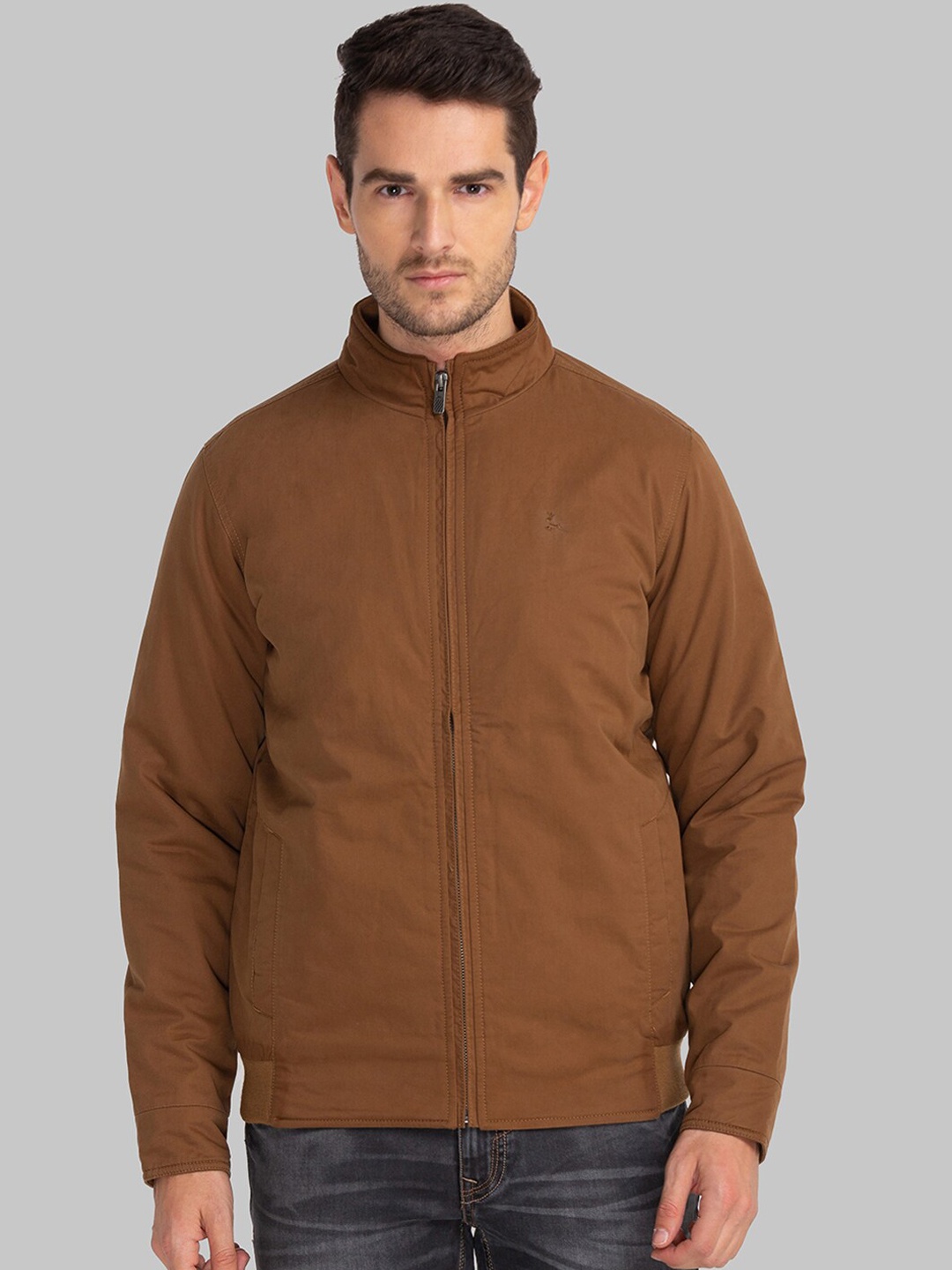 

Parx Men Khaki Solid Puffer Jacket