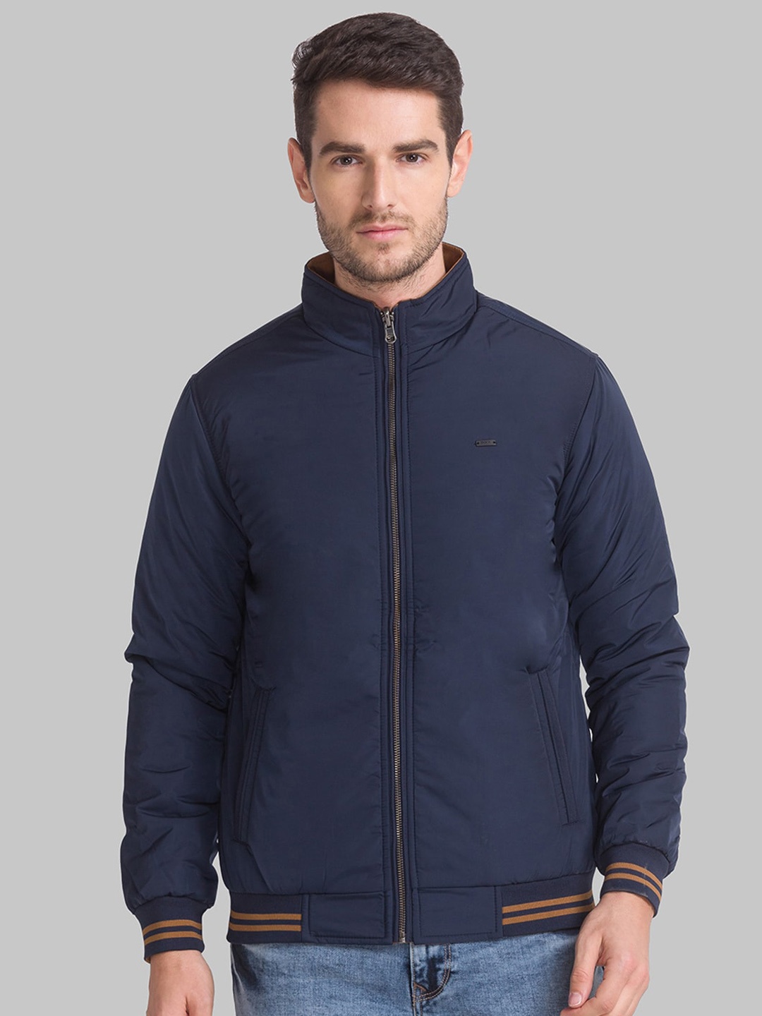 

Parx Men Blue Puffer Jacket