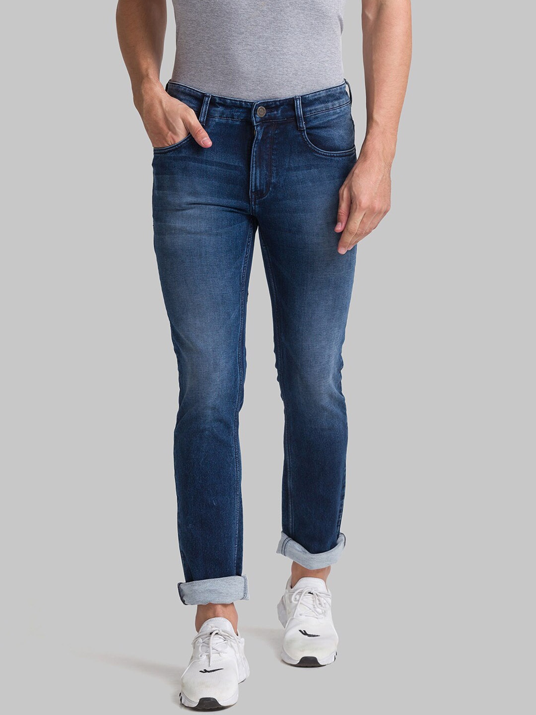 

Parx Men Blue Slim Fit Light Fade Jeans