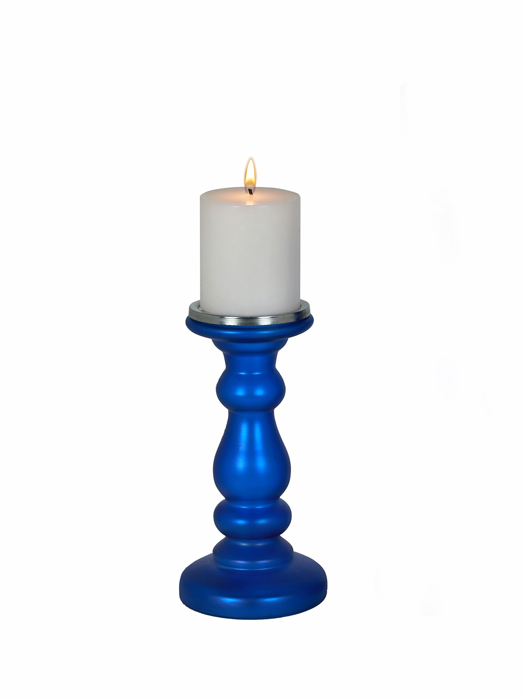 

AWAAS DECOR Navy Blue Solid Small Candle Holder