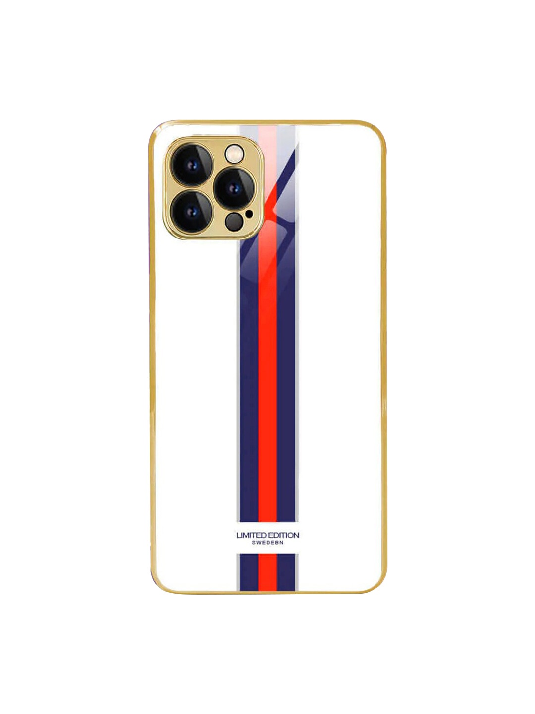 

TREEMODA White Printed iPhone 13 Pro Back Cover