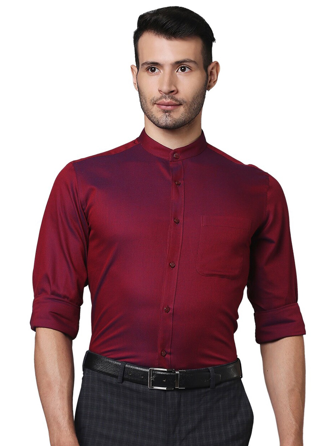 

Raymond Men Red Formal Shirt