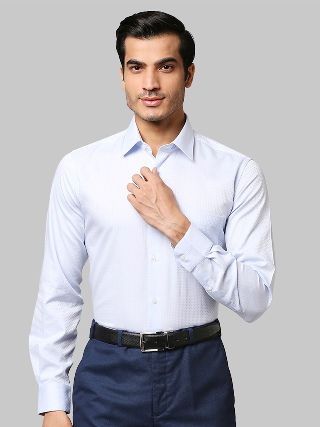

Raymond Men Blue Formal Shirt