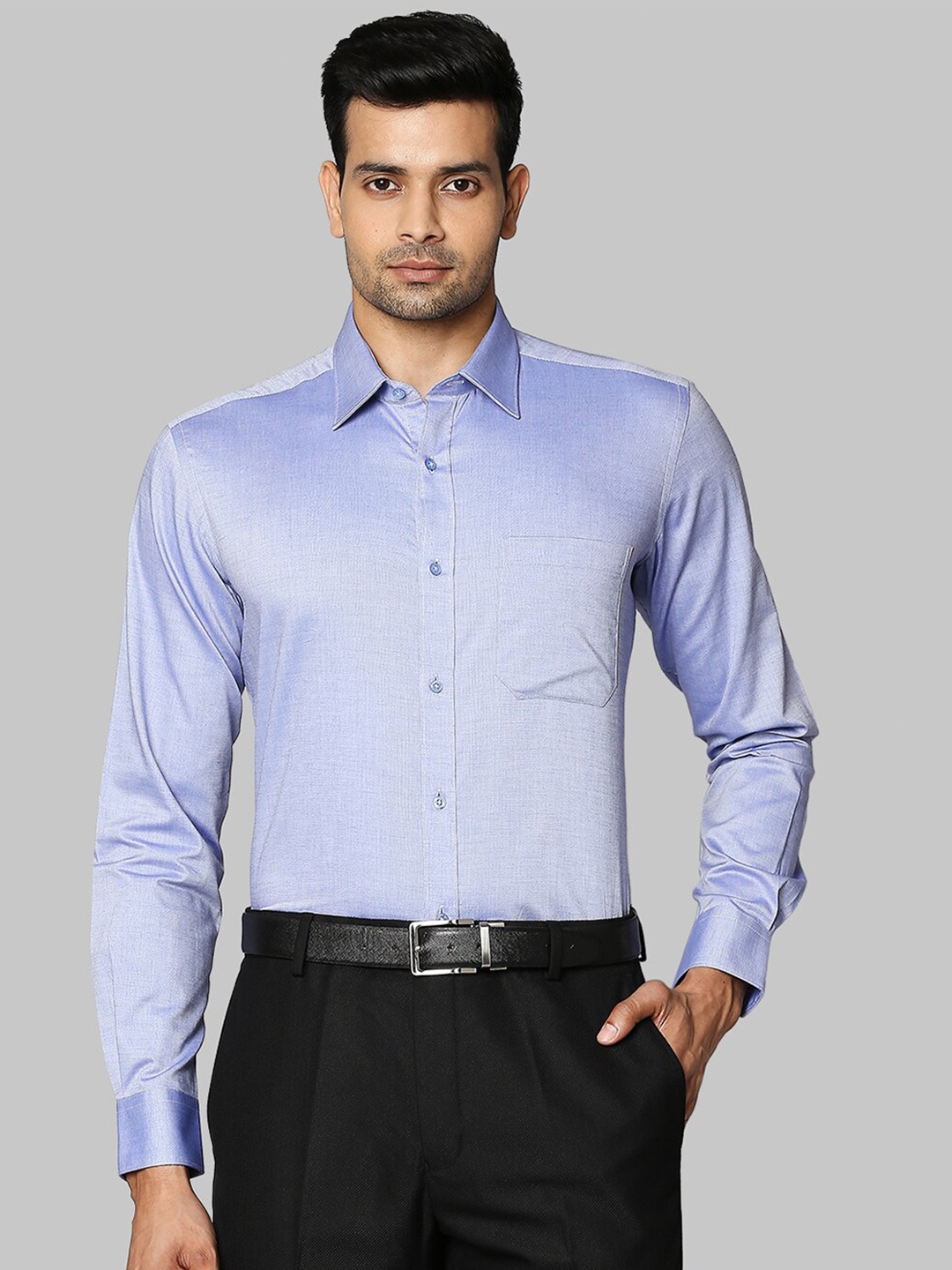 

Raymond Men Blue Formal Shirt