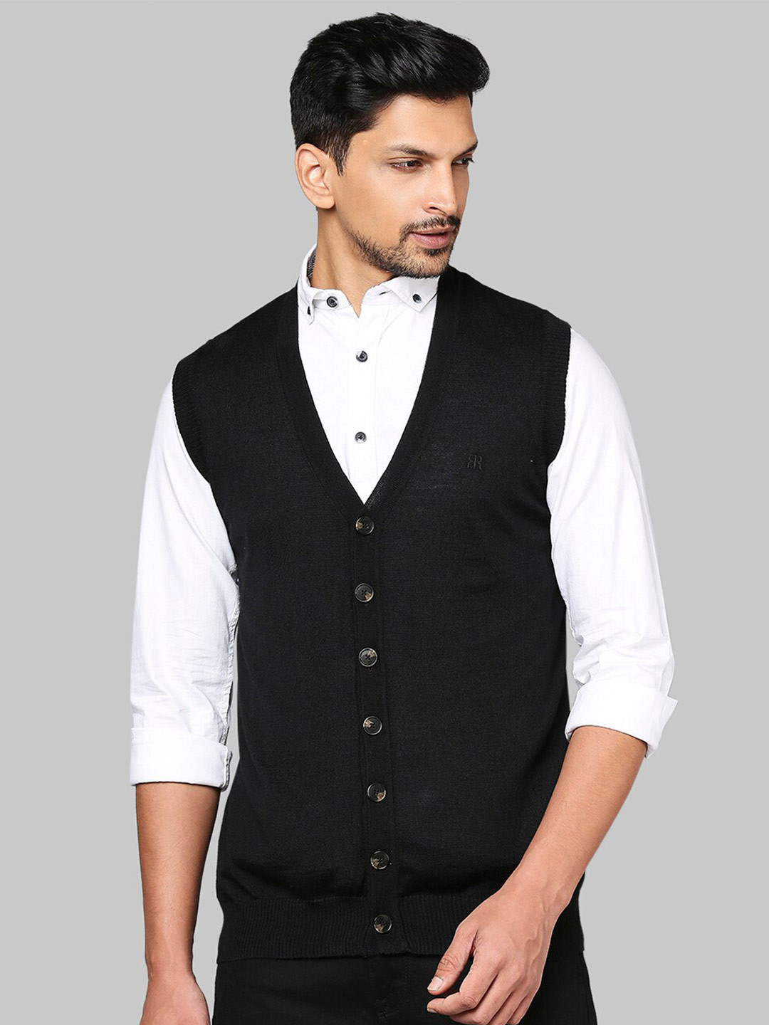 

Raymond Men Black Cardigan